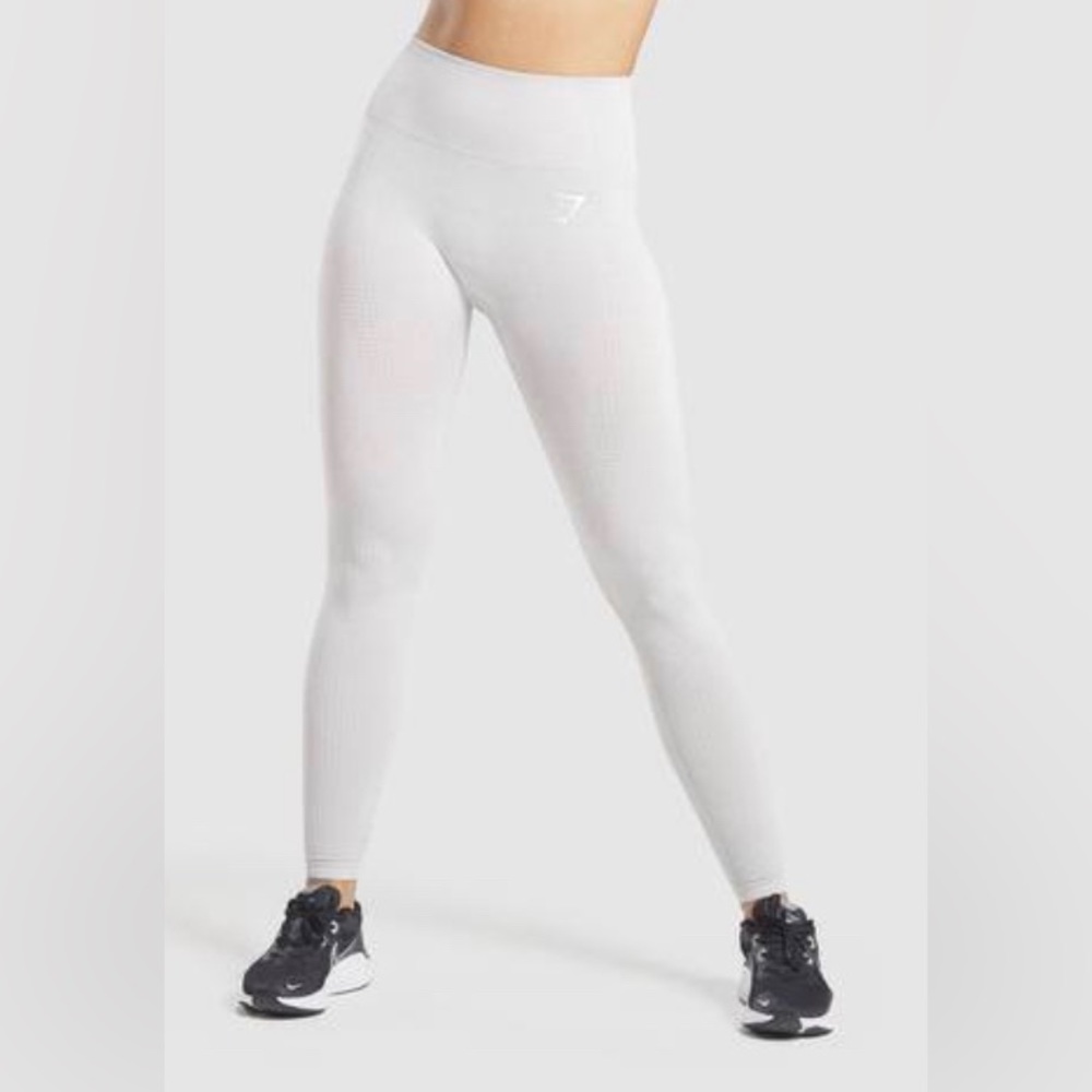 Gymshark Light Gray Vital Seamless Leggings